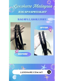 GUCCI JACKIE HANDBAG (BAG SPA CLEANING, PATENT LEATHER REPLACE BLACK LEATHER)