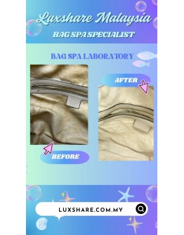 GUCCI MEDIUM GUCCCISSIMA BREE TOTE BAG ( BAG SPA CLEANING, NANO RESTORATION)