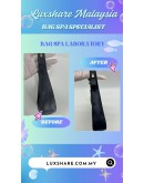 GUCCI MONOGRAM CANVAS SHOULDER BAG IN NAVY & BLACK (BAG SPA CLEANING, TREATMENT & CARE)