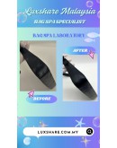 GUCCI MONOGRAM CANVAS SHOULDER BAG IN NAVY & BLACK (BAG SPA CLEANING, TREATMENT & CARE)