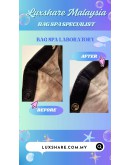 GUCCI SUKEY BLACK LEATHER HANDBAG (BAG SPA CLEANING,HARDWARE REPLACEMENT)