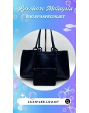GUCCI SHOULDER HANDBAG IN BLACK AND GG CANVAS (NANO RESTORATION, SEW BACK LEATHER)