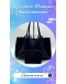 GUCCI SHOULDER HANDBAG IN BLACK AND GG CANVAS (NANO RESTORATION, SEW BACK LEATHER)