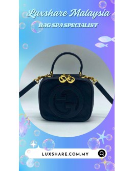GUCCI BLONDIE TOP HANDLE BAG IN LEATHER (BAG SPA CLEANING,NANO RESTORATION)