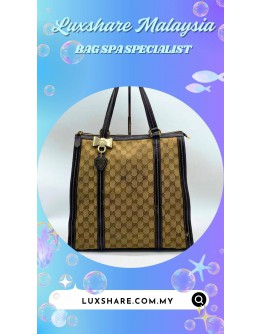 GUCCI GG CRYSTAL TOTE BAG (COLOUR TOUCH UP,LEATHER REPLACEMENT)