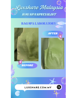 GUCCI DRESS" DRESS DEEP CLEANING AND TREATMENT LEATHER"