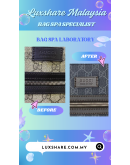 GUCCI BICOLOR GG SUPREME MESSENGER BAG" NANO RESTORE AND TREATMENT LEATHER"