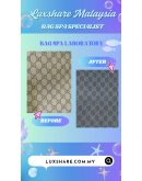 GUCCI BICOLOR GG SUPREME MESSENGER BAG" NANO RESTORE AND TREATMENT LEATHER"