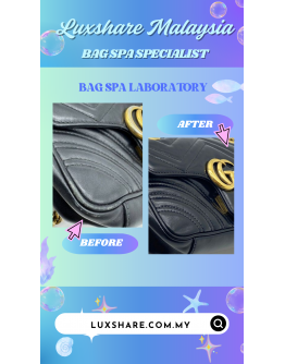 GUCCI MARMONT BLACK" NANO RESTORE AND BAG SPA SERVICE"