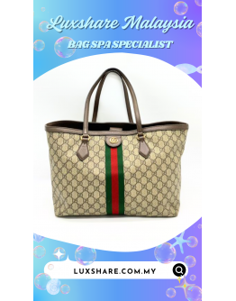 GUCCI GG CANVAS SHOULDER TOTE BAG" TOUCH UP AND BAG SPA SERVICE"