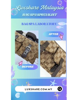 GUCCI SMALL OPHIDIA BELT BAG (LEATHER REPLACEMENT, NANO RESTORATION)