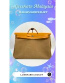 HERMES HERBAG ZIP RETOURNE CABINE 50 BAG (BAG SPA CLEANING,TREATMENT&CARE)