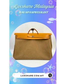 HERMES HERBAG ZIP RETOURNE CABINE 50 BAG (BAG SPA CLEANING,TREATMENT&CARE)