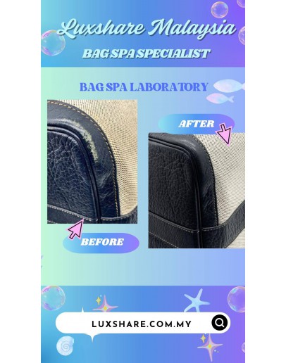 HERMES GARDEN PARTY 36 (BAG SPA CLEANING,TOUCH UP CORNER PART)
