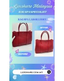 HERMES GARDEN PARTY IN RED (BAG SPA CLEANING,TREATMENT&CARE)