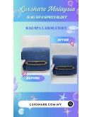HERMES ROULIS BAG IN BLUE HYDRA (BAG SPA CLEANING,ANTIBACTERIAL)