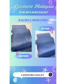 HERMES ROULIS BAG IN BLUE HYDRA (BAG SPA CLEANING,ANTIBACTERIAL)