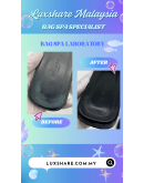 HERMES SLIPPER IN BLACK" NANO RESTORE AND BAG SPA SERVICE"