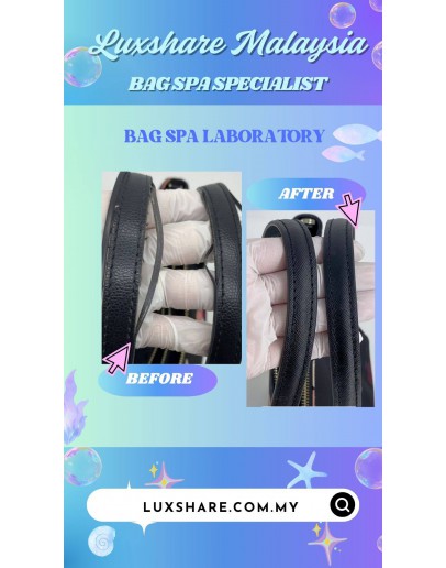 KATE SPADE DAWN DUSK BUDS MEDIUM SATCHEL (BAG SPA CLEANING, OIL EDGE)