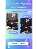 KATE SPADE DAWN DUSK BUDS MEDIUM SATCHEL (BAG SPA CLEANING, OIL EDGE)