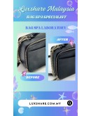KATE SPADE NEW YORK HUDSON PEBBLE LEATHER DOUBLE ZIP CROSSBODY (BAG SPA CLEANING, TREATMENT AND CARE)