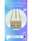 KATE SPADE NEW YORK DECO CROSSBODY BAG IN LIGHT CREAM (BAG SPA CLEANING,TREATMENT AND CARE)