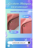 KATE SPADE TOP HANDLE BAG WITH STRAP IN PINK PEBBLED LEATHER''NANO RESTORE AND BAG SPA''