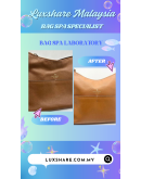 KATE SPADE NEW YORK BAILEY SHOULDER BAG IN BROWN GRAINED CALFSKIN LEATHER" DEEP CLEANING AND BAG SPA SERVICE"