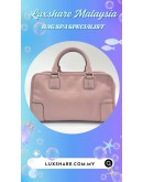 LOEWE AMAZONA TOP HANDLE BAG IN A DUSTY PINK (BAG SPA CLEANING,TREATMENT AND CARE)