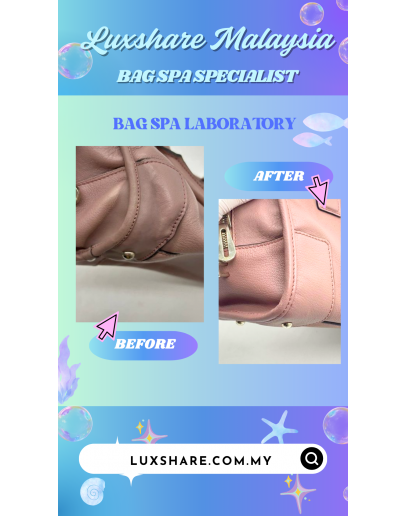 LOEWE HANDBAG IN DUSTY PINK" BAG SPA SERVICE AND TREATMENT LEATHER"