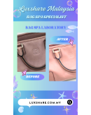 LOEWE HANDBAG IN DUSTY PINK" BAG SPA SERVICE AND TREATMENT LEATHER"