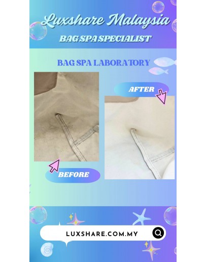 LONGCHAMP LE PLIAGE ORIGINAL TOTE BAG IN PAPER WHITE (BAG SPA CLEANING,TREATMENT AND CARE)