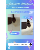 LONGCHAMP TOTE BAG IN WHITE" DEEP CLEANING AND TREATMENT LEATHER"