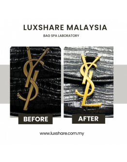 YSL EMBOSSED CROC LEATHER HARDWARE REPLACMENT