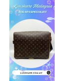 LOUIS VUITTON ABBESSES MESSENGER BAG CRAFTED IN BROWN MONOGRAM CANVAS (BAG SPA CLEANING,VACHETTA LEATHER REPLACEMENT)