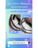 LOUIS VUITTON LYMINGTON HANDBAG IN DAMIER EBENE CANVAS (HANDLE REPLACEMENT, GOLD PLATED)