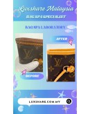 LOUIS VUITTON NEVERFULL MM TOTE BAG IN MONOGRAM CANVAS (BAG SPA CLEANING, VACHETTA LEATHER REPLACEMENT)