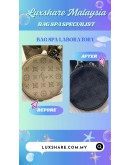 LOUIS VUITTON BELLA BUCKET BAG IN MAHINA PERFORATED CALF LEATHER (BAG SPA CLEANING, LEATHER REPLACEMENT)