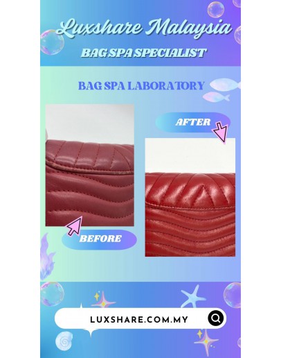 LOUIS VUITTON NEW WAVE COMPACT WALLET (BAG SPA CLEANING, TREATMENT&CARE)