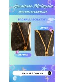 LOUIS VUITTON NEVERFULL MM IN CLASSIC MONOGRAM CANVAS WITH VACHETTA TRIM (BAG SPA CLEANING, VACHETTA LEATHER REPLACEMENT)