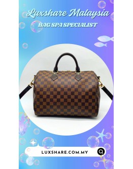 LOUIS VUITTON SPEEDY 30 (GOLD PLATED , BAG SPA CLEANING)