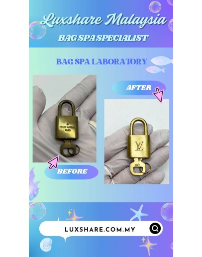 LOUIS VUITTON SPEEDY 30 (GOLD PLATED , BAG SPA CLEANING)