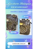 LOUIS VUITTON SUSTINA PM BAG IN DAMIER EBENE CANVAS ( NANO RESTORATION, BAG SPA CLEANING)