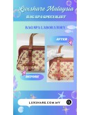 LOUIS VUITTON HANDBAG IN MONOGRAM LIN (BAG SPA CLEANING,TREATMENT AND CARE)