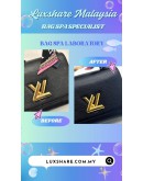 LOUIS VUITTON TWIST ONE HANDLE PM HANDBAG (BAG SPA CLEANING,TOUCP UP COLOUR  )