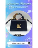 LOUIS VUITTON TWIST ONE HANDLE PM HANDBAG (BAG SPA CLEANING,TOUCP UP COLOUR  )