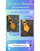 LOUIS VUITTON ALMA PM HANDBAG (BAG SPA CLEANING,VACHETTA LEATHER REPLACEMENT)