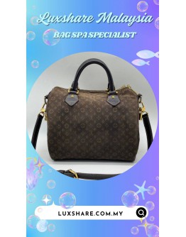 LOUIS VUITTON FUSAIN MONOGRAM LDYLLE CANVAS SPEEDY 30 BAG (LEATHER REPLACEMENT,PIPING REPLACEMENT)