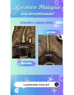 LOUIS VUITTON FUSAIN MONOGRAM LDYLLE CANVAS SPEEDY 30 BAG (LEATHER REPLACEMENT,PIPING REPLACEMENT)