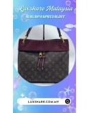 LOUIS VUITTON TUILERIES BESACE MONOGRAM CANVAS SHOULDER BAG (BAG SPA CLEANING,LEATHER REPLACEMENT)